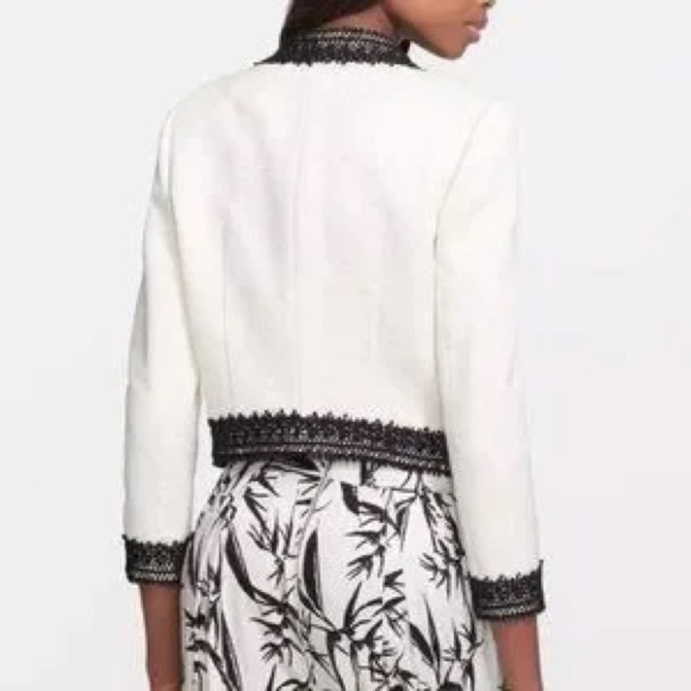 Alice + Olivia White and Black Blazer - Picture 2 of 14